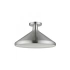 Livex Lighting Geneva 41020-66 1-Lumière 40W Aluminium brossé Plafonnier Semi Encastré
