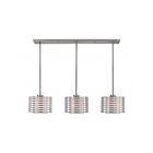 Livex Lighting 41033-91 Hilliard 3-lumières 300W Nickel brossé Lustre