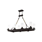 Livex Lighting 41068-07 Metuchen 11-lumières 630W Finition bronze avec tiges en corde Lustre