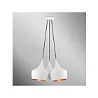 Livex Lighting 41083-03 Waldorf 3-Lumières 180W Blanc Suspendu