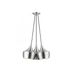 Livex Lighting 41083-66 Waldorf 3-Lumières 180W Aluminium brossé Suspendu