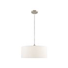 Livex Lighting 41090-91 Meridian 1-Lumière 100W Nickel brossé Suspendu