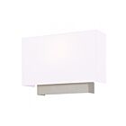 Livex Lighting Meridian 41093-91 40W 1-Lumière Nickel brossé Applique Murale