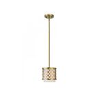 Livex Lighting 41101-33 Arabesque 1-Lumière 40W Or doux Suspendu