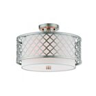 Livex Lighting Arabesque 41108-91 3-Lumières 120W Luminaire de plafond