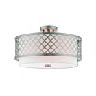Livex Lighting Arabesque 41109-91 3-Lumières 180W Luminaire de plafond