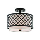 Livex Lighting Arabesque 41111-92 2-Lumières 80W Luminaire de plafond