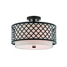 Livex Lighting Arabesque 41112-92 3-Lumières 120W Luminaire de plafond