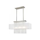 Livex Lighting 41153-91 Summit 3-lumières 300W Nickel brossé Lustre
