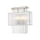 Livex Lighting Alexis 41148-91 80W 2-Lumières Nickel brossé Applique Murale
