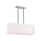 Livex Lighting 41154-92 Summit 3-lumières 120W Nickel brossé Lustre