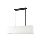 Livex Lighting 41155-12 Summit 4-lumières 160W Noir Lustre