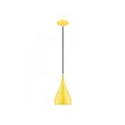 Livex Lighting 41171-82 Amador 1-Lumière 60W Jaune brillant avec accents de chrome poli Suspendu