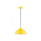 Livex Lighting 41172-82 Amador 1-Lumière 60W Jaune brillant avec accents de chrome poli Suspendu