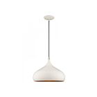 Livex Lighting 41173-69 Pendants 1-Lumière 60W Blanc brillant Suspendu