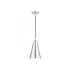 Livex Lighting 41175-66 Dulce 1-Lumière 60W Aluminium brossé avec accents en chrome poli Suspendu