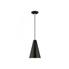 Livex Lighting 41175-68 Pendants 1-Lumière 60W Noir brillant Suspendu