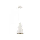 Livex Lighting 41175-69 Pendants 1-Lumière 60W Blanc brillant Suspendu