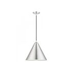 Livex Lighting 41176-66 Dulce 1-Lumière 60W Aluminium brossé avec accents chromés polis Suspendu