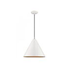 Livex Lighting 41176-69 Pendants 1-Lumière 60W Blanc brillant Suspendu