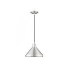 Livex Lighting 41178-66 Pendants 1-Lumière 60W Aluminium brossé Suspendu
