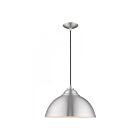 Livex Lighting 41180-66 Pendants 1-Lumière 60W Aluminium brossé Suspendu