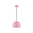 Livex Lighting 41181-79 Pendants 1-Lumière 60W Rose brillant Suspendu