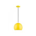 Livex Lighting 41181-82 Pendant 1-Lumière 60W Jaune brillant avec accents chromés polis Suspendu