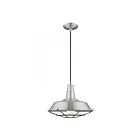 Livex Lighting 41184-66 Pendants 1-Lumière 60W Aluminium brossé Suspendu