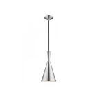 Livex Lighting 41185-66 Pendants 1-Lumière 60W Aluminium brossé Suspendu