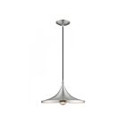 Livex Lighting 41187-66 Pendants 1-Lumière 60W Aluminium brossé Suspendu