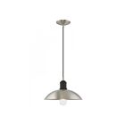 Livex Lighting 41193-91 Pendants 1-Lumière 60W Nickel brossé Suspendu