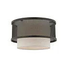 Livex Lighting Braddock 41207-07 1-Lumière 60W Bronze Plafonnier