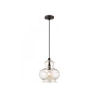 Livex Lighting 41222-92 Pendants 1-Lumière 60W Bronze anglais Suspendu