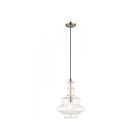 Livex Lighting 41238-91 Pendants 1-Lumière 60W Nickel brossé Suspendu