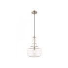Livex Lighting 41239-91 Pendants 1-Lumière 60W Nickel brossé Suspendu