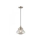 Livex Lighting 41242-91 Pendants 1-Lumière 60W Nickel brossé Suspendu