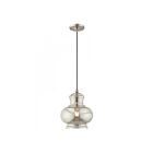 Livex Lighting 41243-91 Pendants 1-Lumière 60W Nickel brossé Suspendu