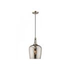 Livex Lighting 41244-91 Pendants 1-Lumière 60W Nickel brossé Suspendu