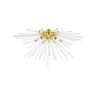 Livex Lighting Utopia 41251-12 6-Lumières 360W Laiton satiné Plafonnier