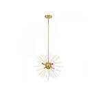 Livex Lighting 41254-12 Utopia 6-Lumières 360W Laiton satiné Suspendu