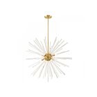 Livex Lighting 41258-12 Utopia 8-Lumières 480W Laiton satiné Suspendu