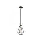 Livex Lighting 41322-04 Bedford 1-Lumière 60W Noir Suspendu