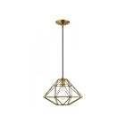 Livex Lighting 41323-01 Knox 1-Lumière 60W Laiton antique Suspendu