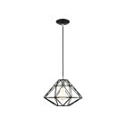 Livex Lighting 41323-04 Knox 1-Lumière 60W Noir Suspendu