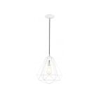 Livex Lighting 41324-69 Knox 1-Lumière 60W Blanc brillant Suspendu