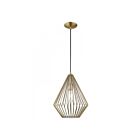 Livex Lighting 41325-01 Linz 1-Lumière 60W Laiton antique Suspendu