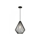 Livex Lighting 41325-04 Linz 1-Lumière 60W Noir Suspendu