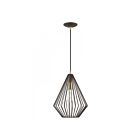 Livex Lighting 41325-07 Linz 1-Lumière 60W Bronze avec accents en laiton antique Suspendu