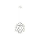 Livex Lighting 41328-03 Ashland 1-Lumière 60W Blanc Suspendu